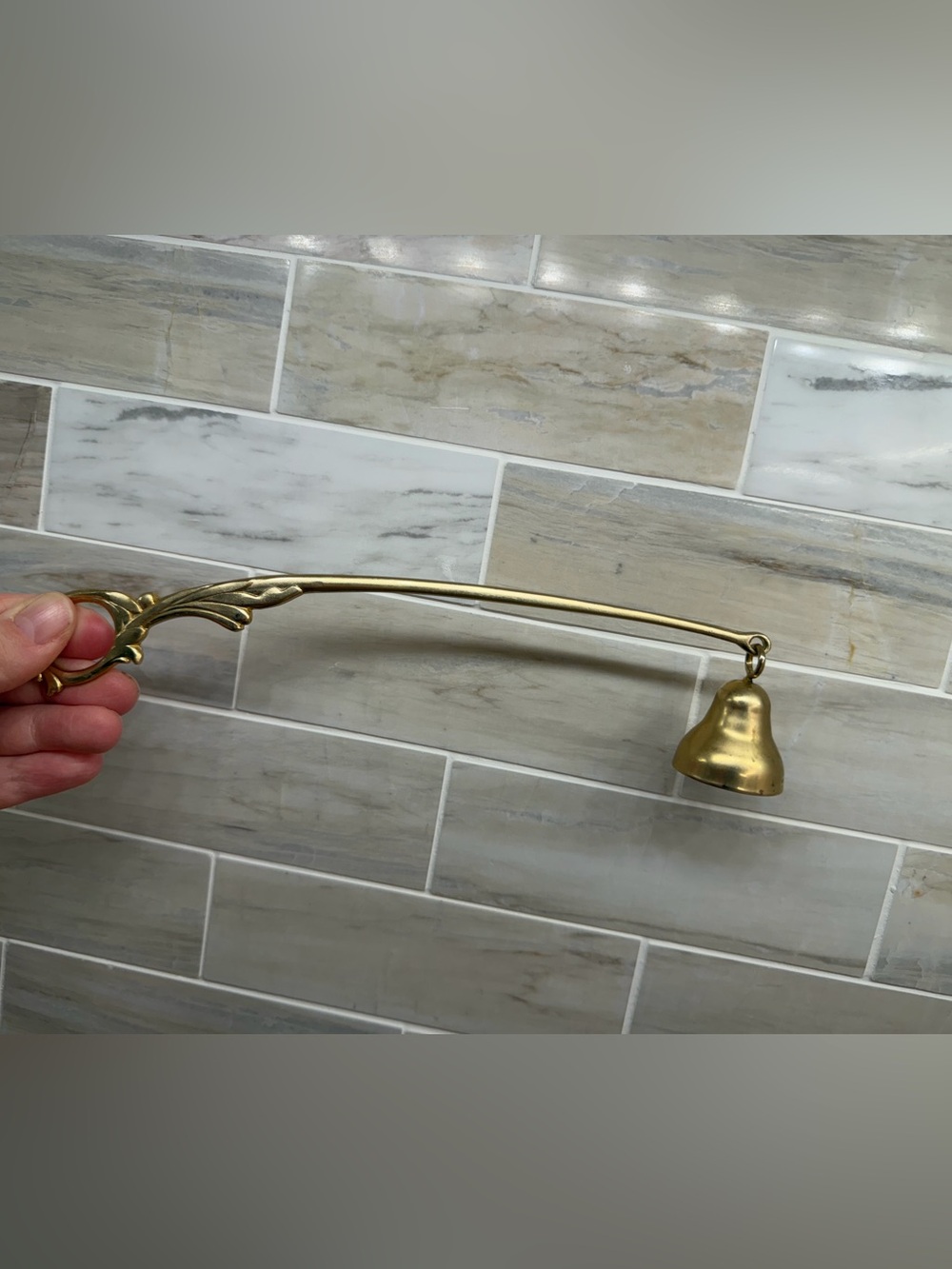 Vintage Brass Candle Snuffer